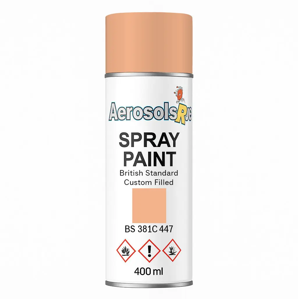 381C 447 Salmon pink 400ml Aerosol Available in any Finish