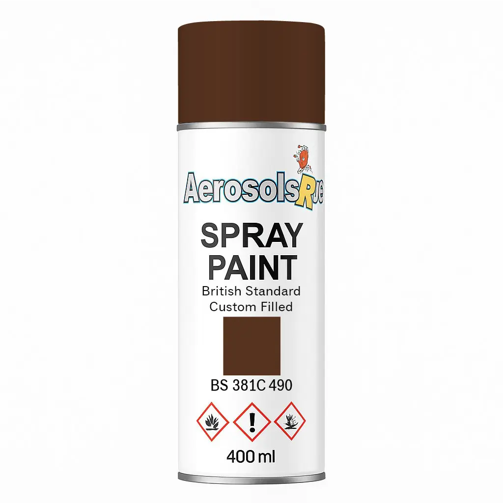 381C 490 Beech brown 400ml Aerosol Available in any Finish