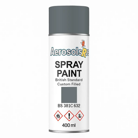 381C 632 Dark admiralty grey 400ml Aerosol Available in any Finish
