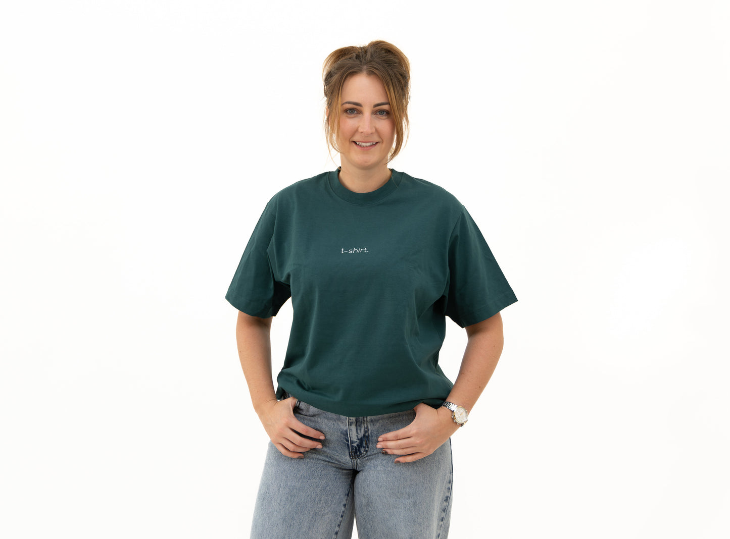 simple. t-shirt. glazed-green.