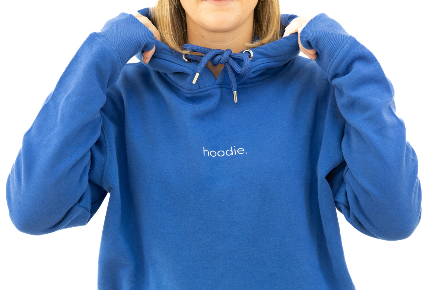 simple. hoodie. royal.