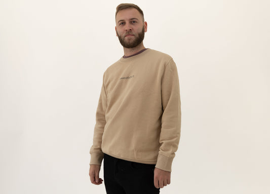 simple. sweatshirt. desert-sand.