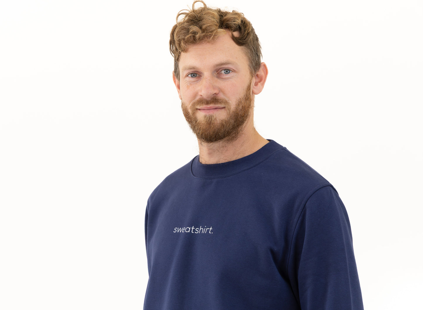 simple. sweatshirt. french-navy.