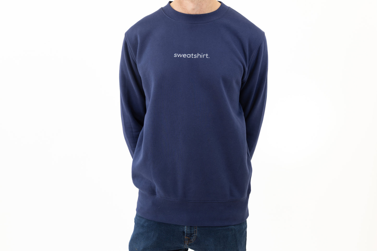 simple. sweatshirt. french-navy.