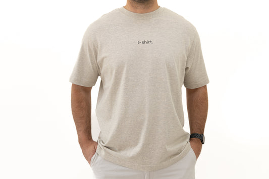 simple. t-shirt. heather-haze.