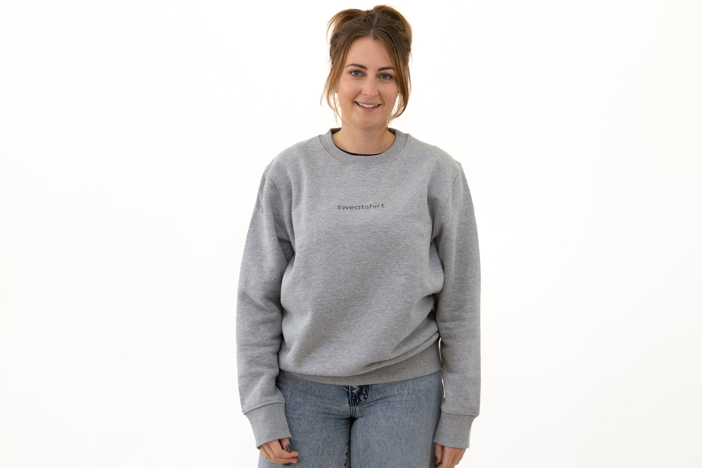 simple. sweatshirt. grey-marl.