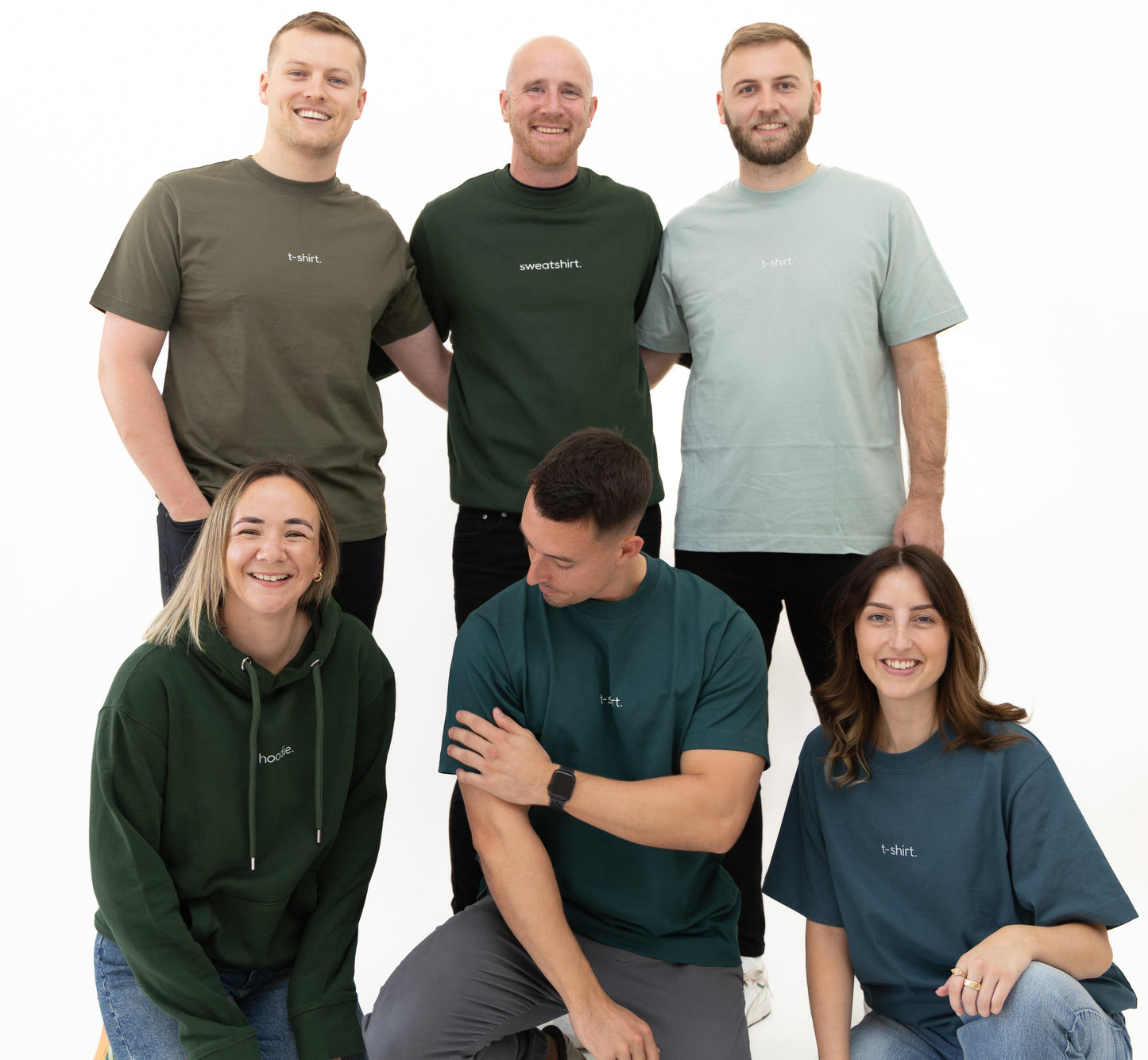 simple. t-shirt. glazed-green.