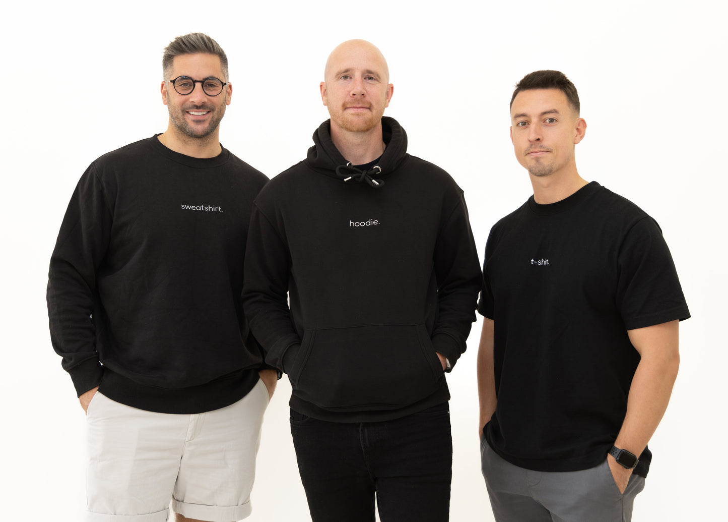 simple. sweatshirt. black.