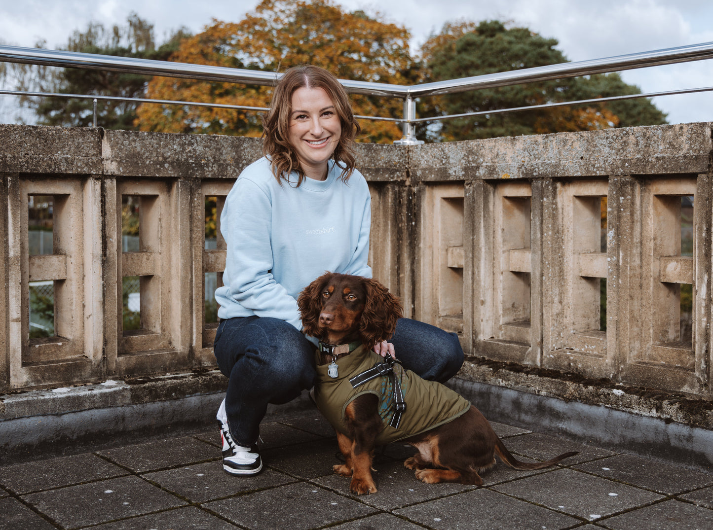 simple. sweatshirt. light-blue.