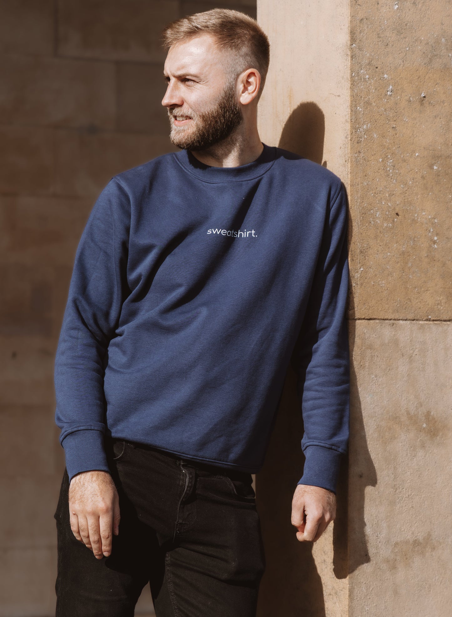 simple. sweatshirt. french-navy.