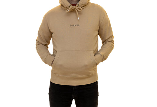 simple. hoodie. desert-sand.
