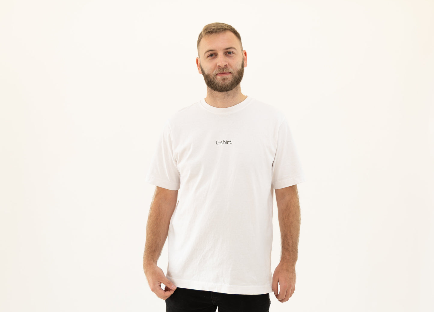 simple. t-shirt. white.