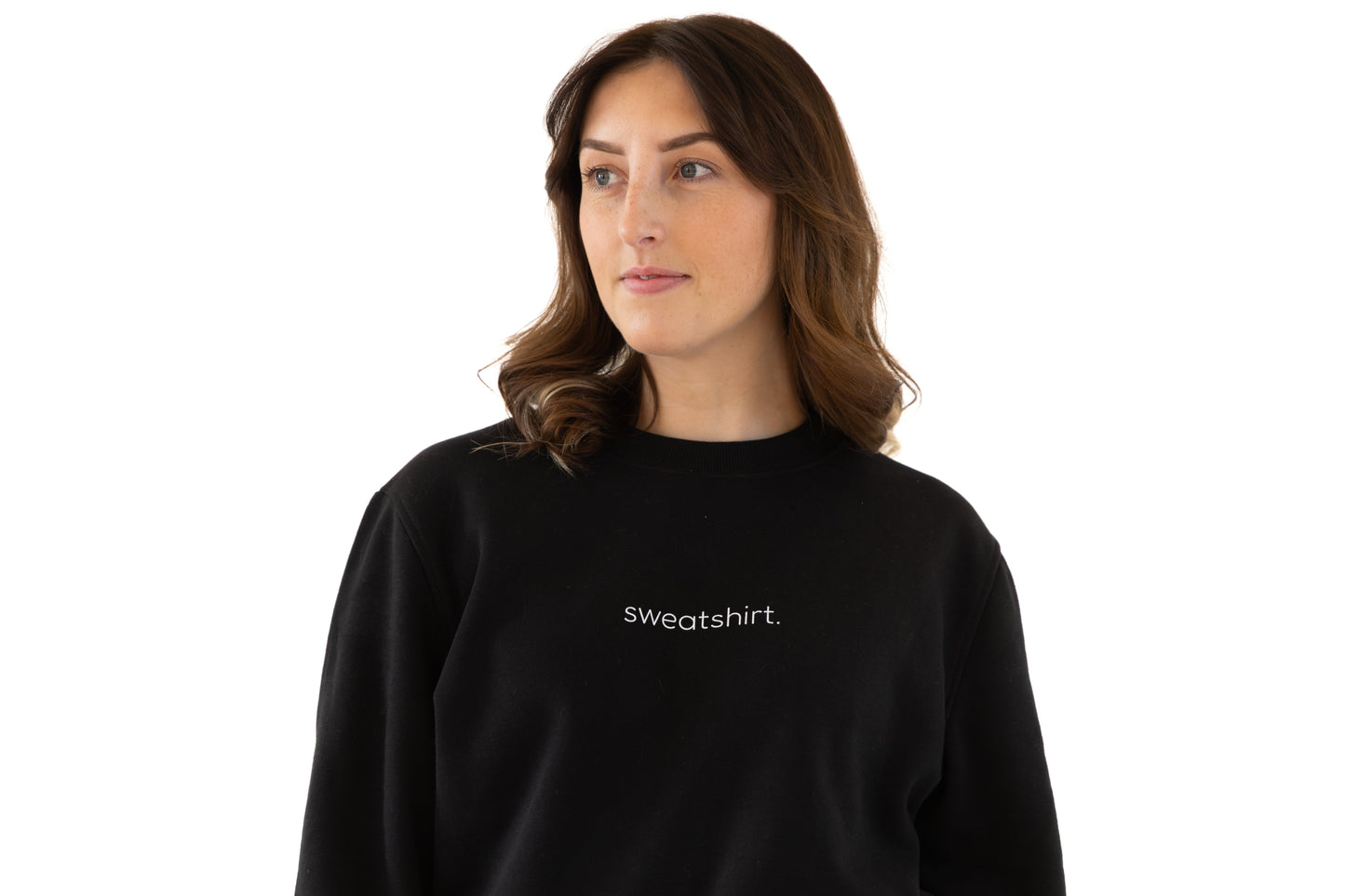 simple. sweatshirt. black.
