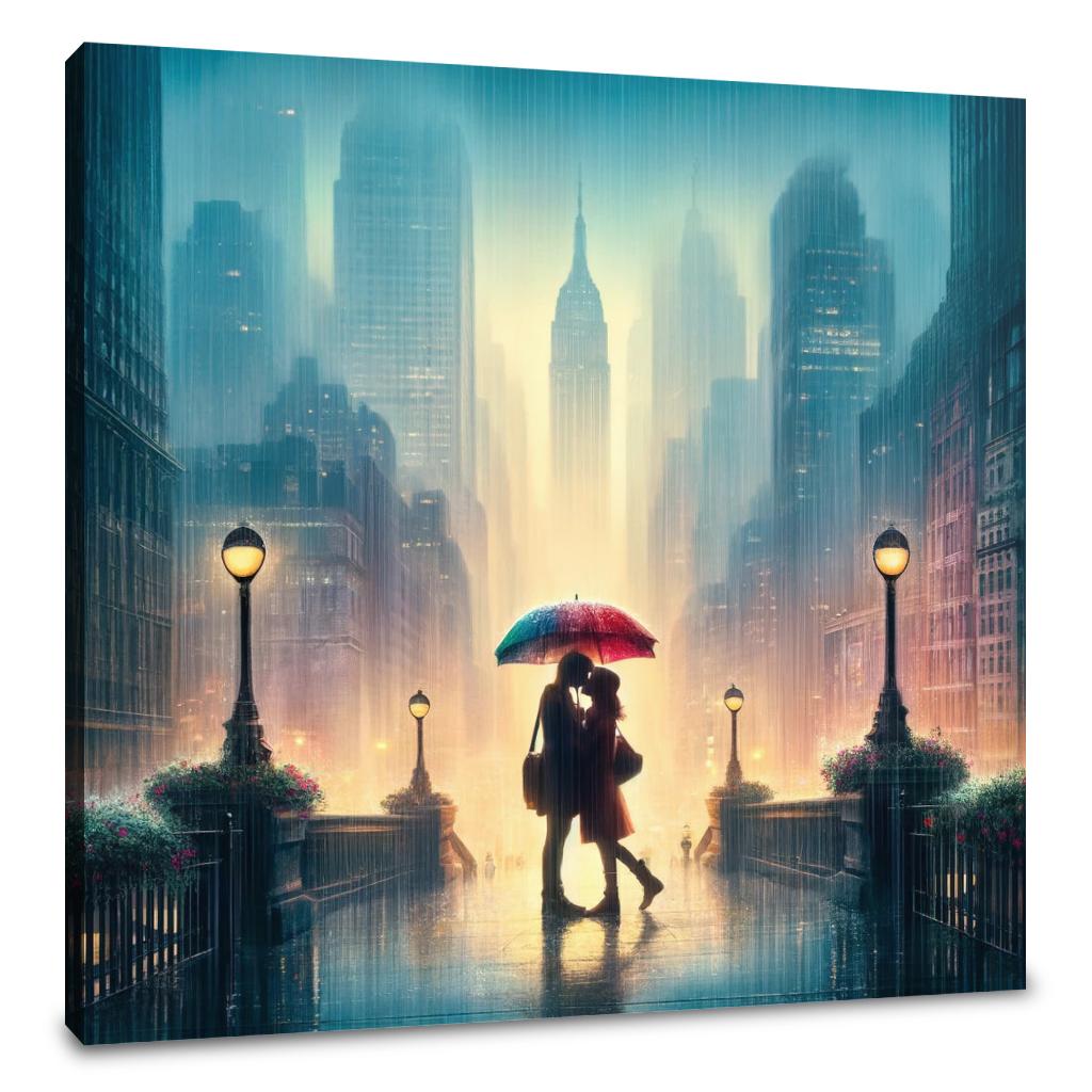 Spring Rain Romance Canvas