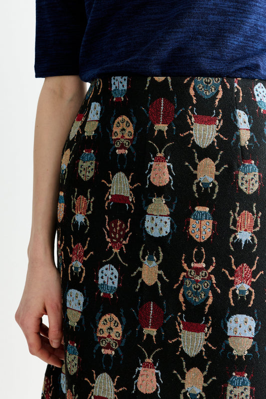 Buffy Beetlejuice Jacquard Midi Skirt – Multicoloured