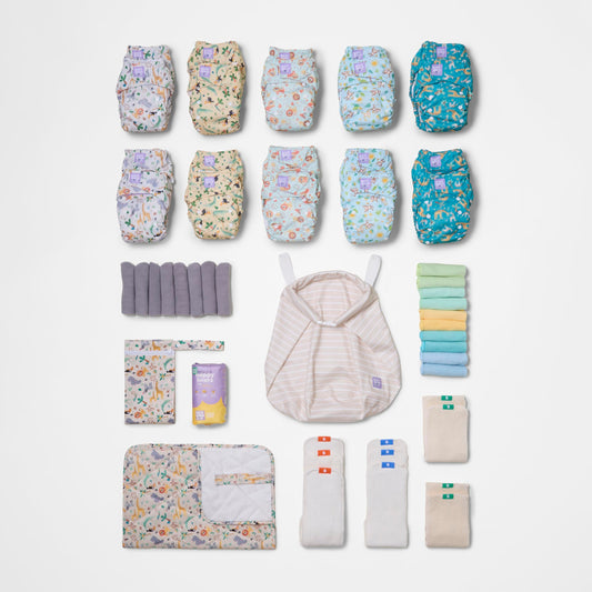 The Everything Reusable Nappy Bundle in Wild Life