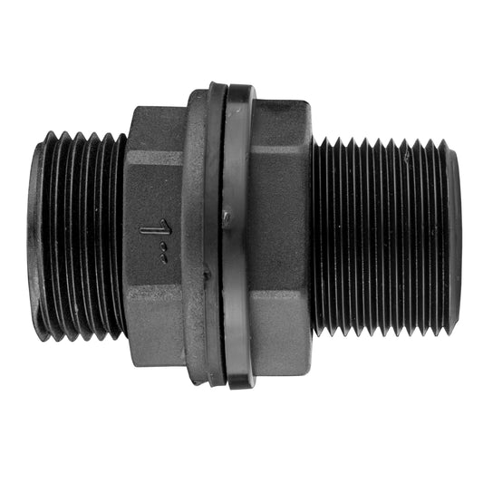 Water Butt Kit 1” BSP with WL 2-Way Valved Manifold