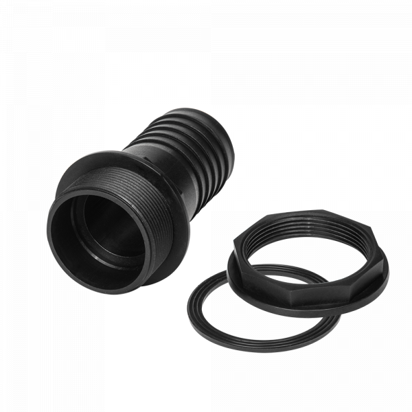 Tank Connector with Washer & Nut 1"BSPM - 1" Barb