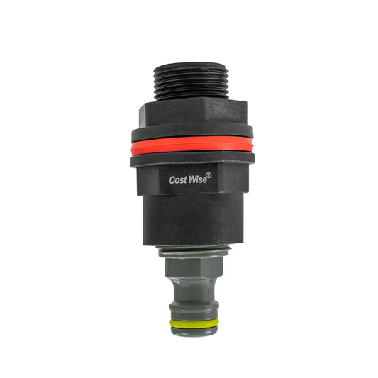 Water Butt Kit 3/4” BSPM-F with Male Quick Connector (Lime)
