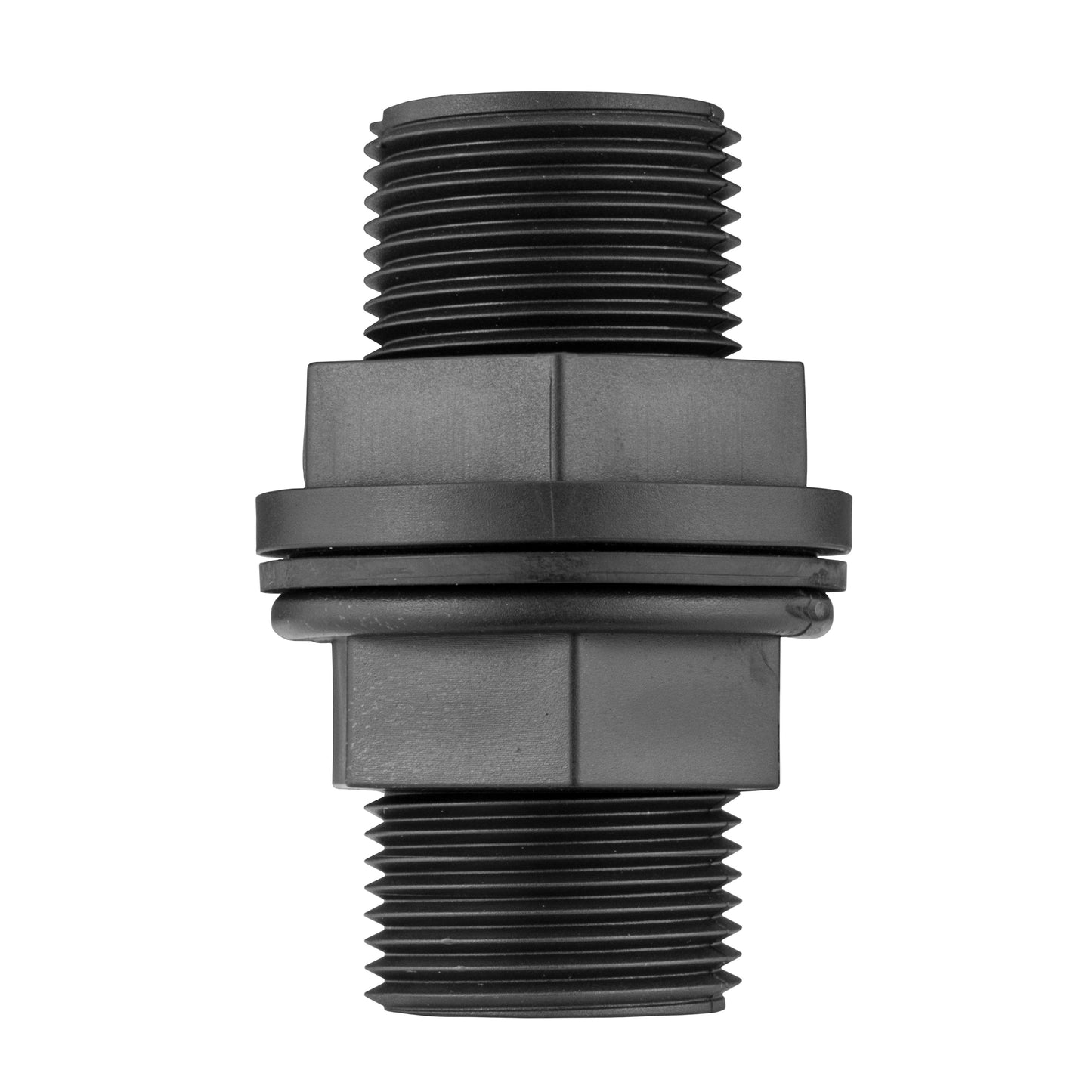 ¾” BSP Water Butt Fitting with Full Flow PP Valve and 20mm MDPE Fitting