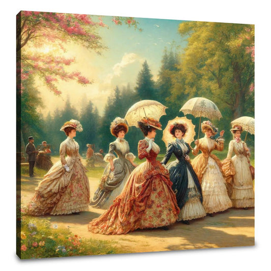 Victorian Spring Elegance Canvas