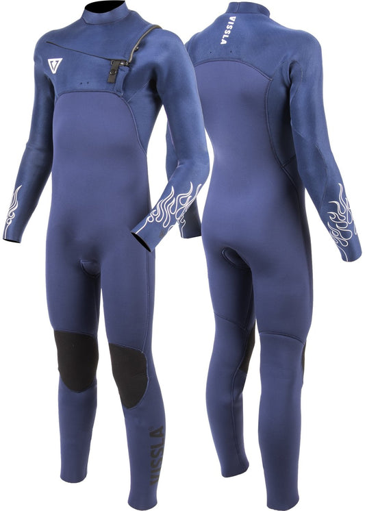 Vissla High Seas Boys Fire 3-2 Full Chest Zip