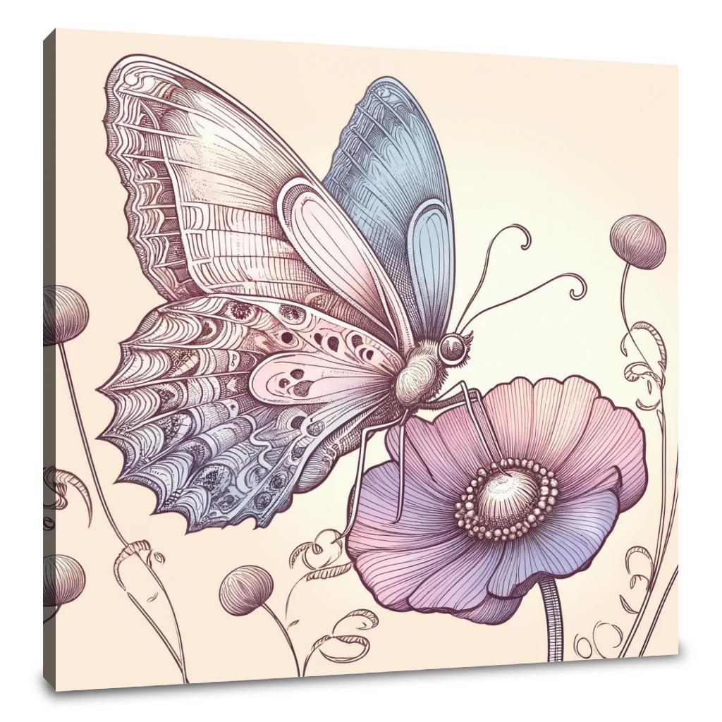 Delicate Harmony Canvas
