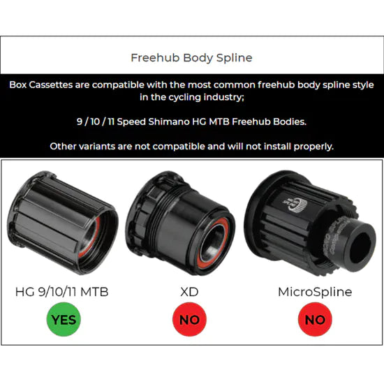 Box Two Prime 9 Speed 12-50T E-Bike Cassette