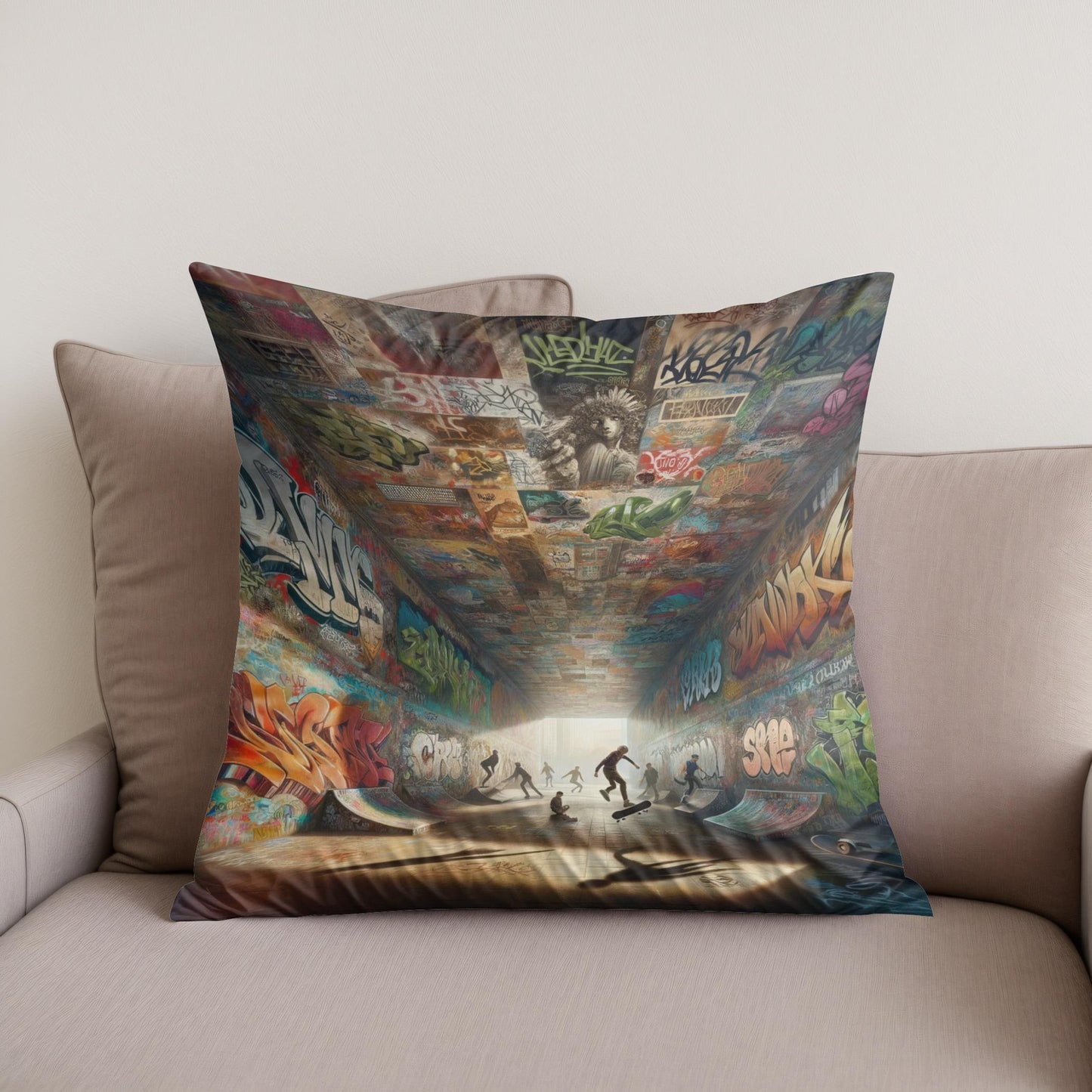 Underpass Artistry Cotton Cushion