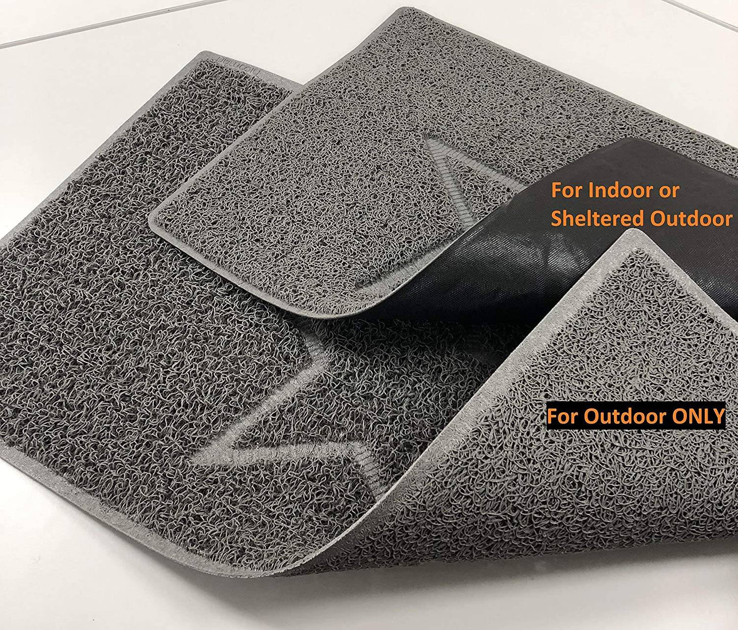 "Star" Embossed Loofah Textured Spaghetti Doormat