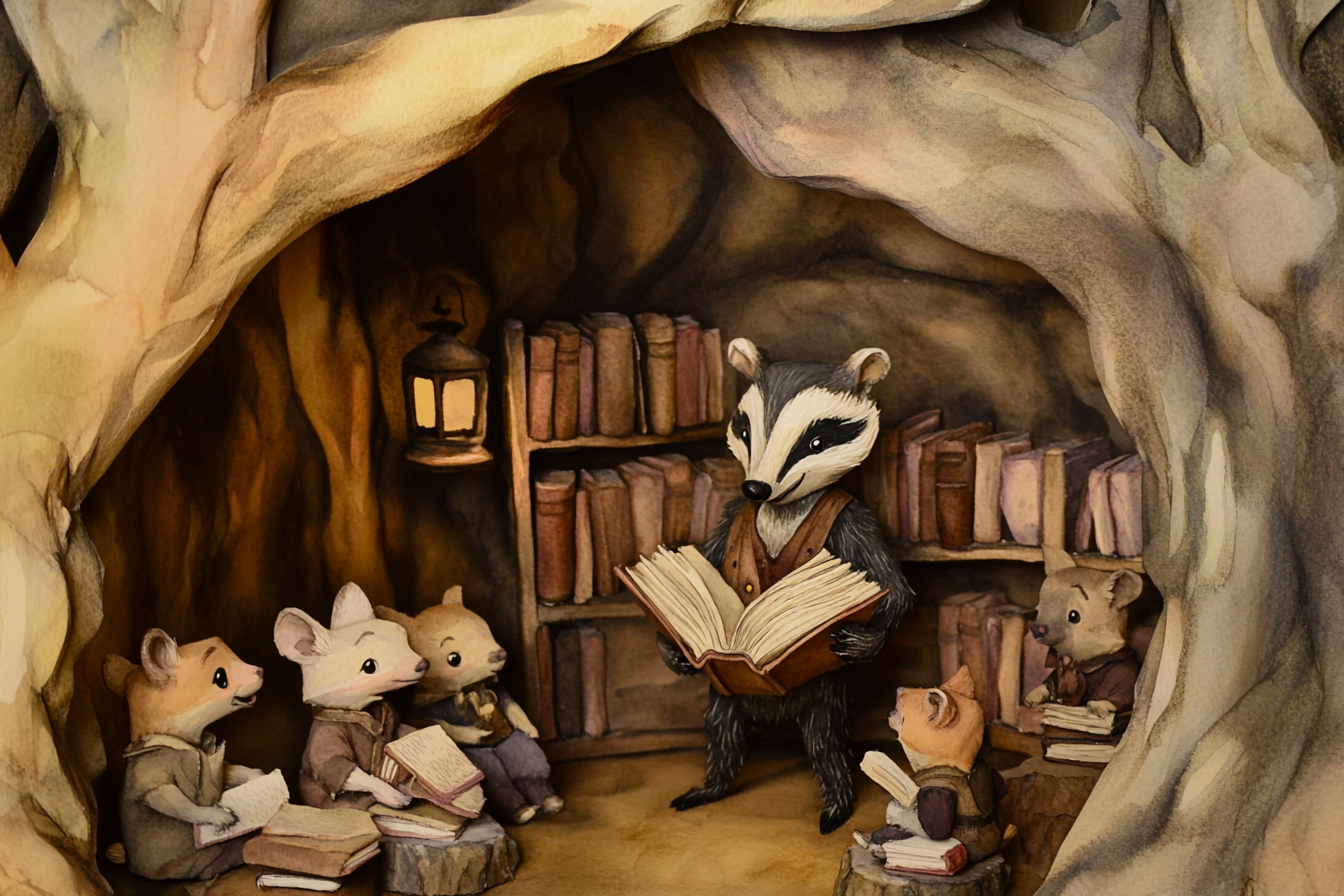 Badger's Storybook Canvas