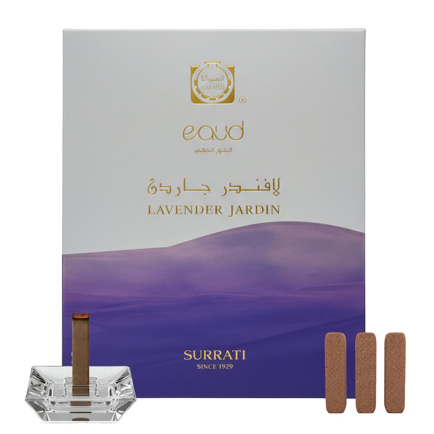 Lavender Jardin | E-Oud Bakhoor Sticks | 16 Sticks | 75g