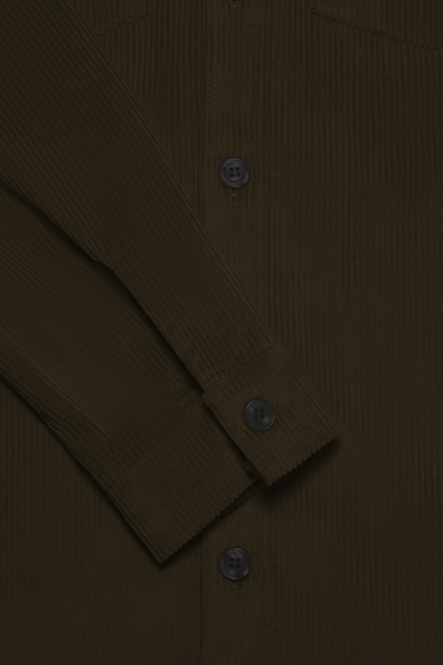 Bart Corduroy Overshirt - Dark Olive