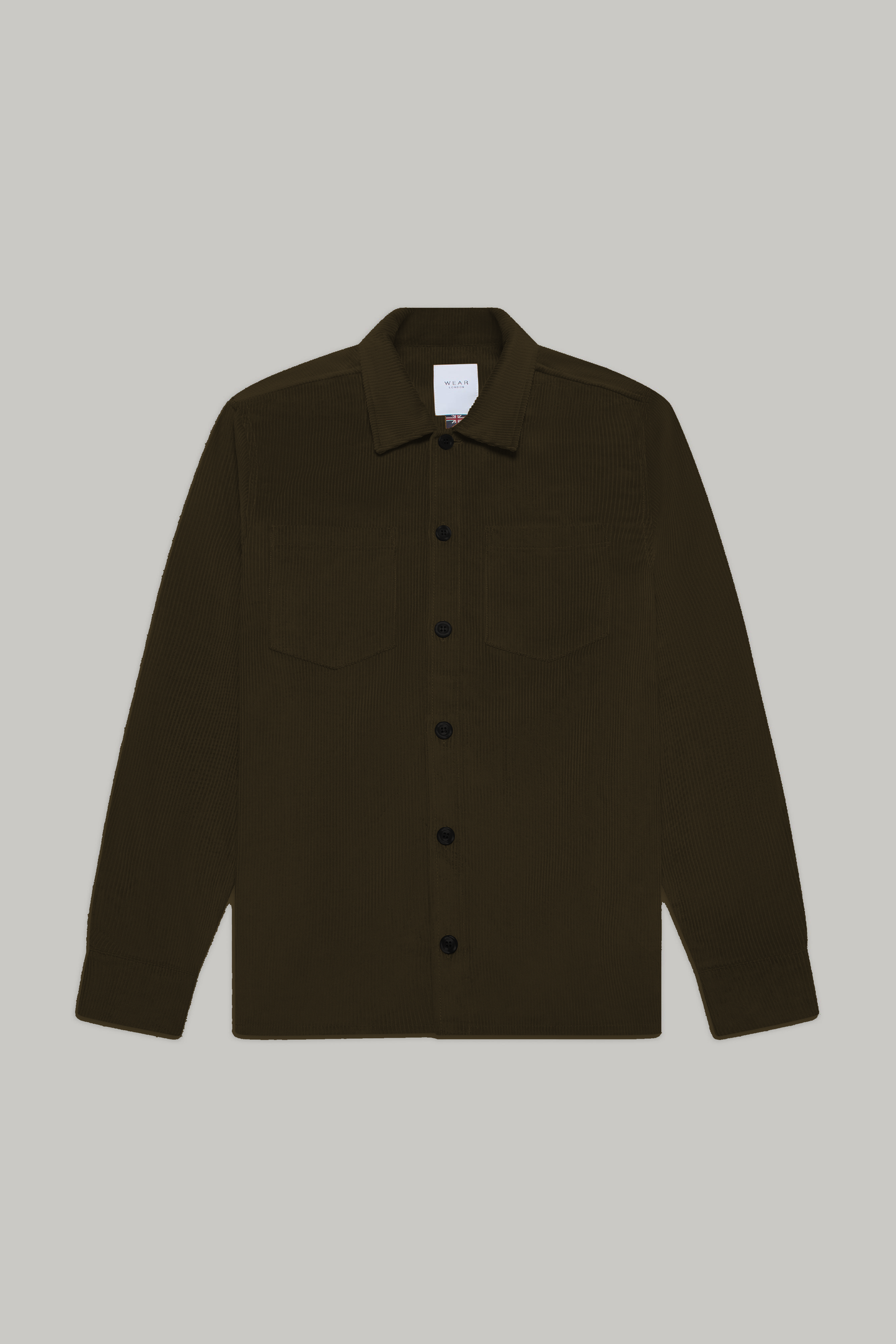Bart Corduroy Overshirt - Dark Olive