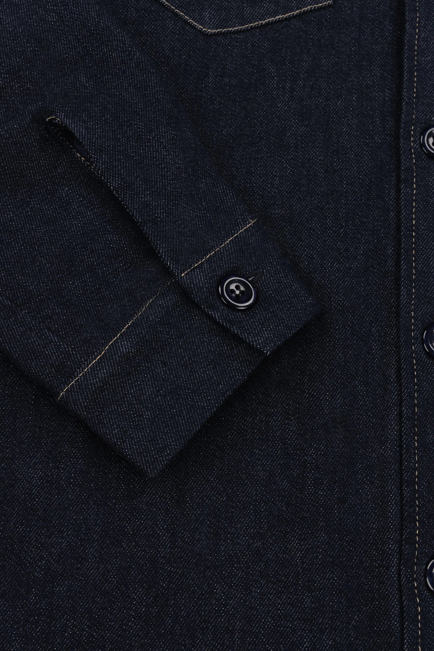 Bart Denim Button Overshirt - EverBlue