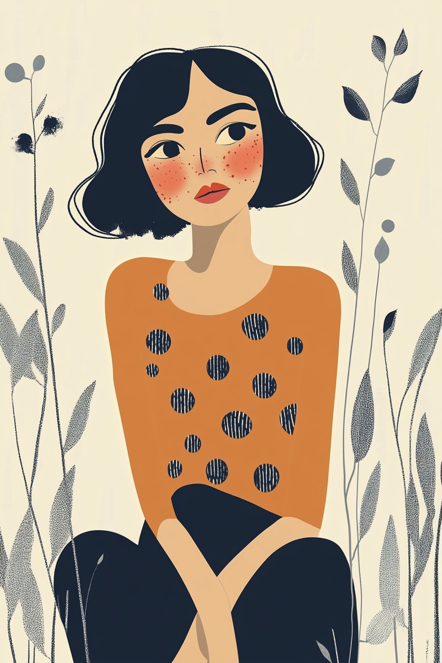 Bashful Woman's Dream Canvas