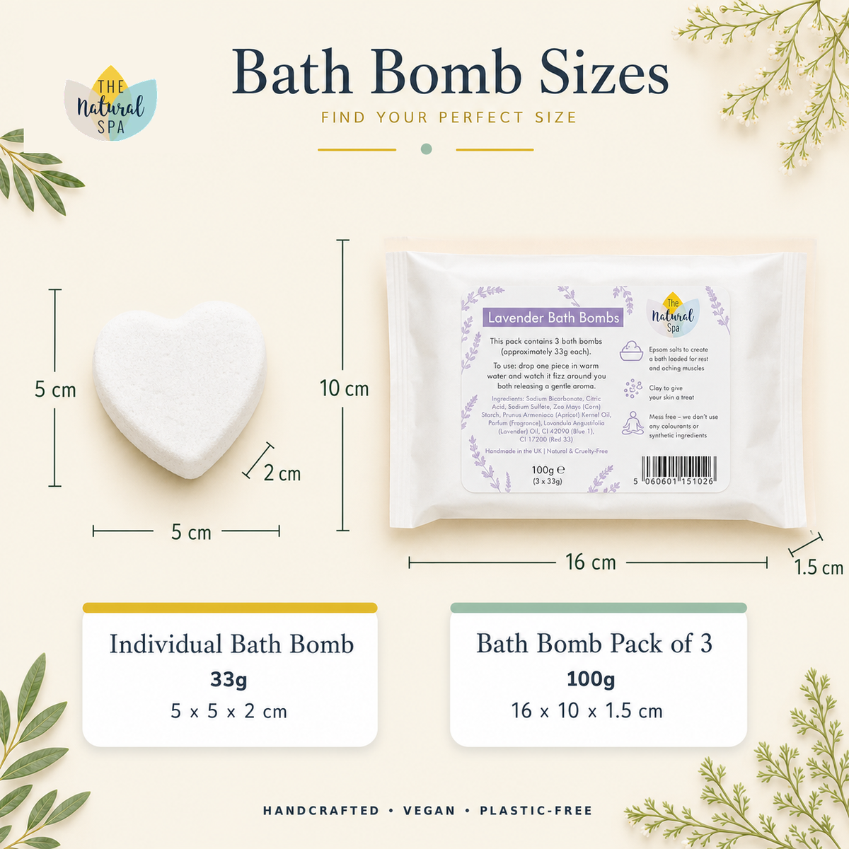 Spiced Orange Aromatherapy Bath Bombs | Pack of 3 or Box of 25 | Colorant-Free