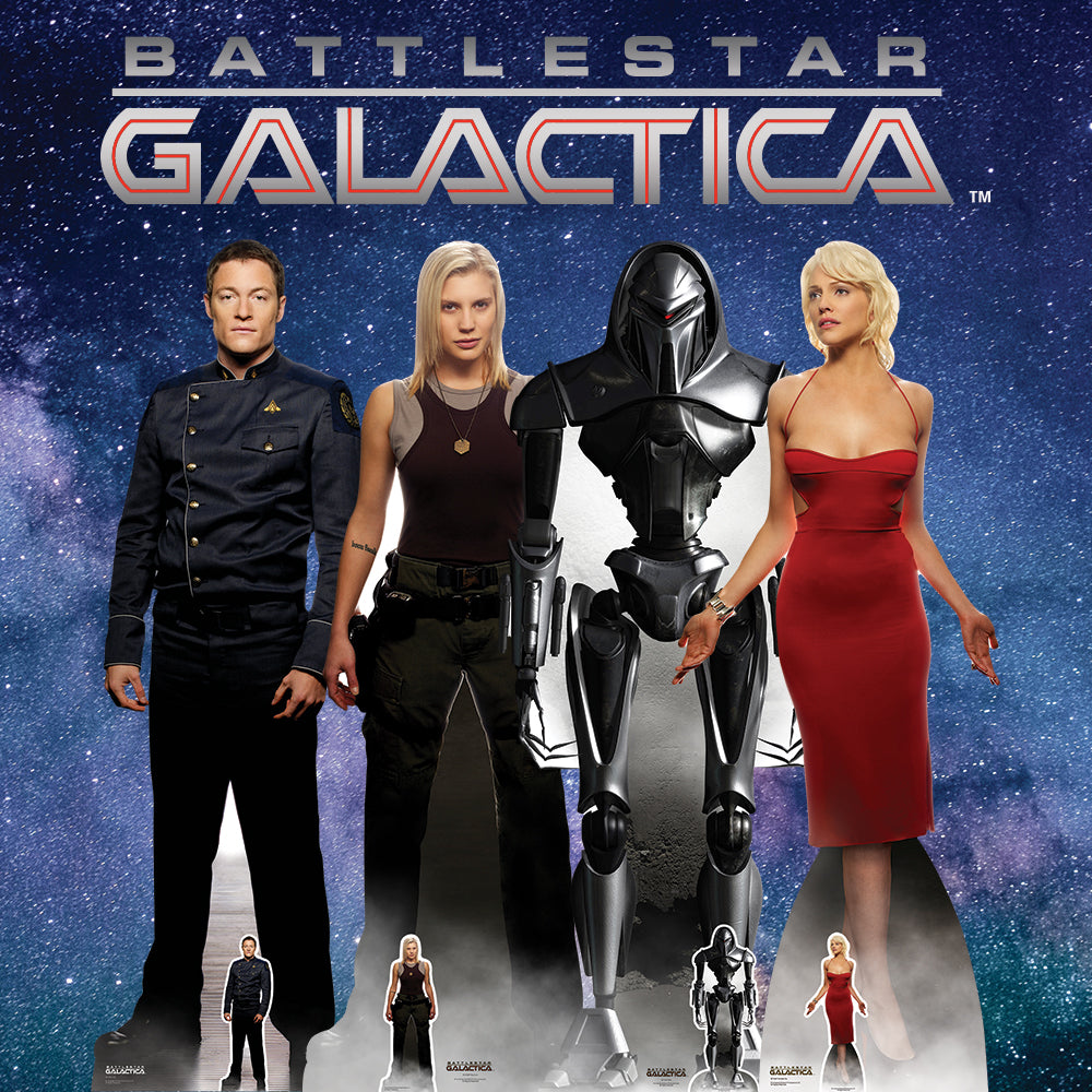 SC1643 Cylon Cybernetic Lifeform Node Battlestar Galactica Cardboard Cut Out Height 195cm