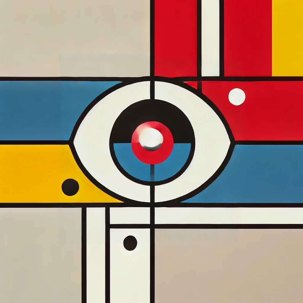 Bauhaus Eye Canvas