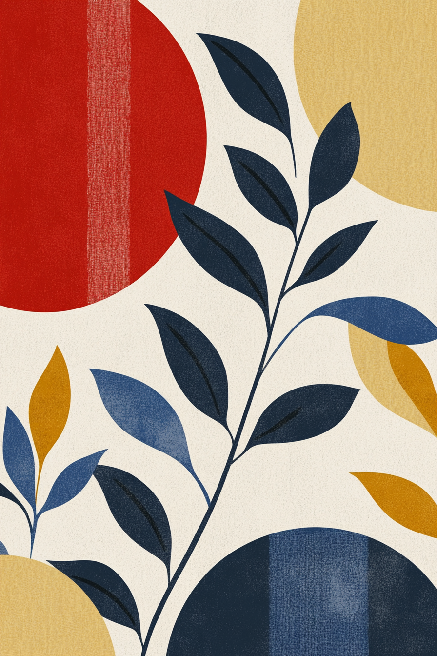 Bauhaus Herb Harmony Canvas