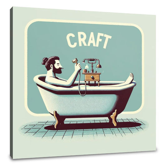 Retro Relaxation Canvas