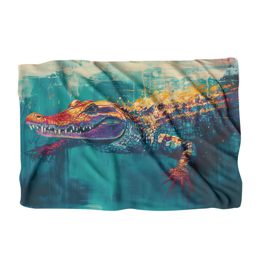 Crocodile Jungle Blanket