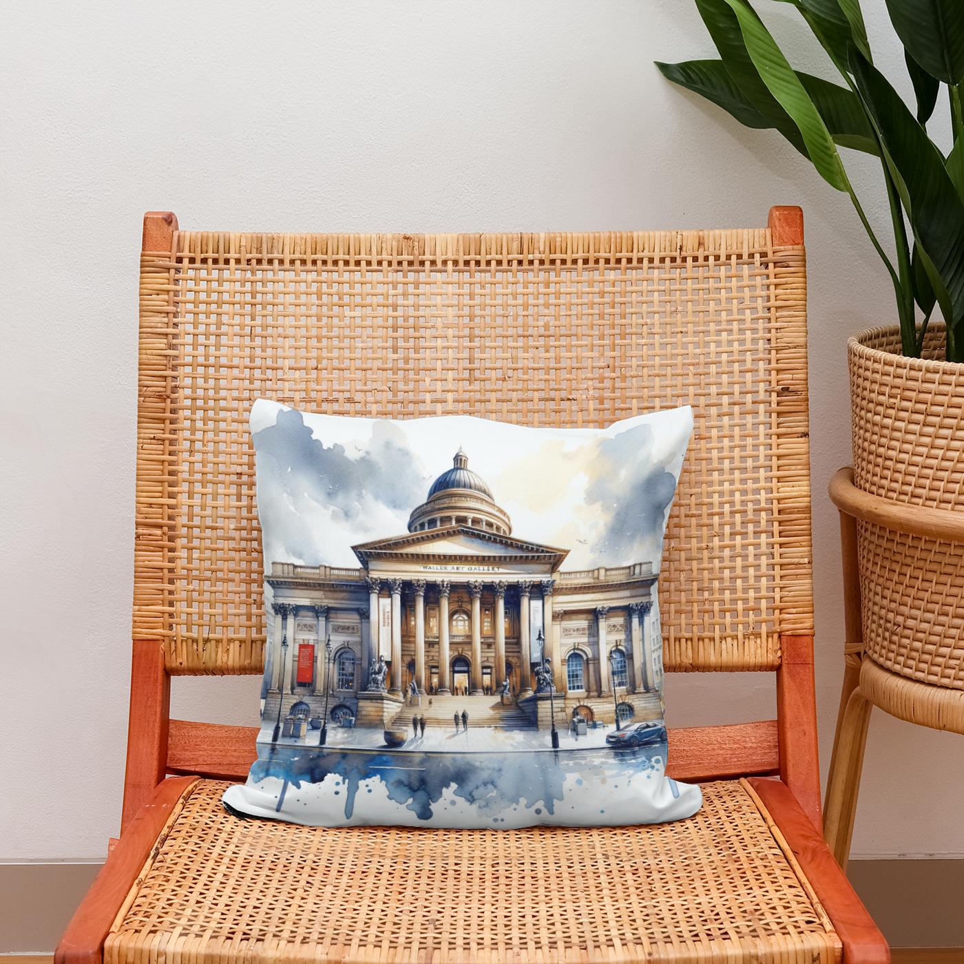 Liverpool Walker Gallery Cotton Cushion