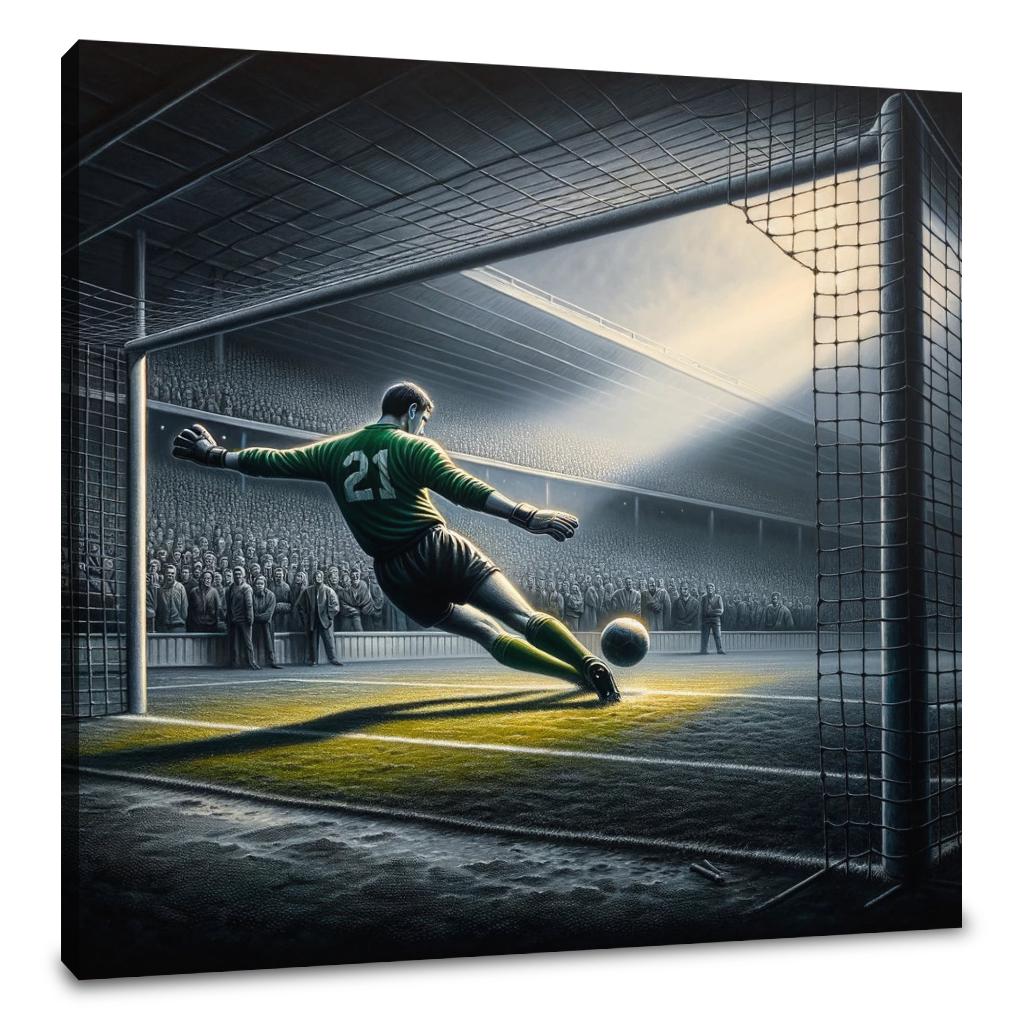 Goalkeeper's Moment Canvas