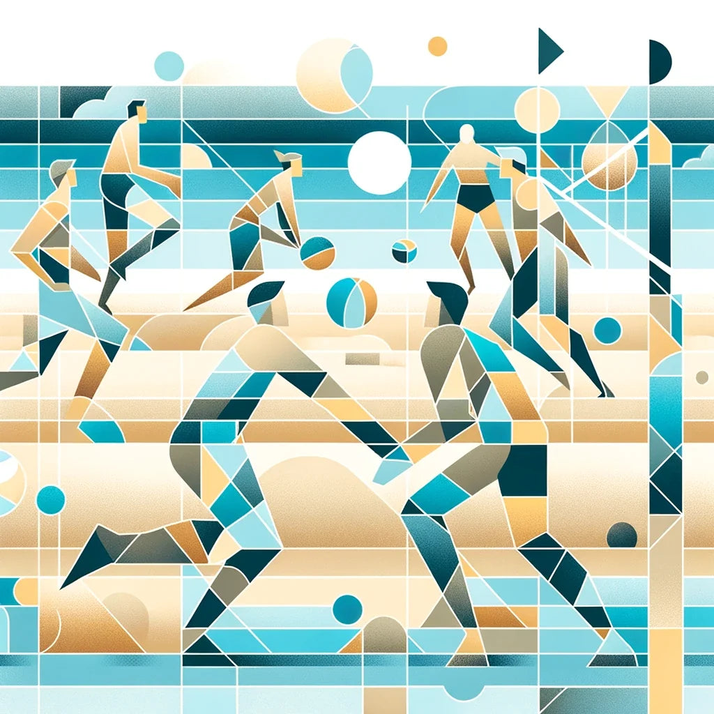 Beach Volleyball Vibes Canvas