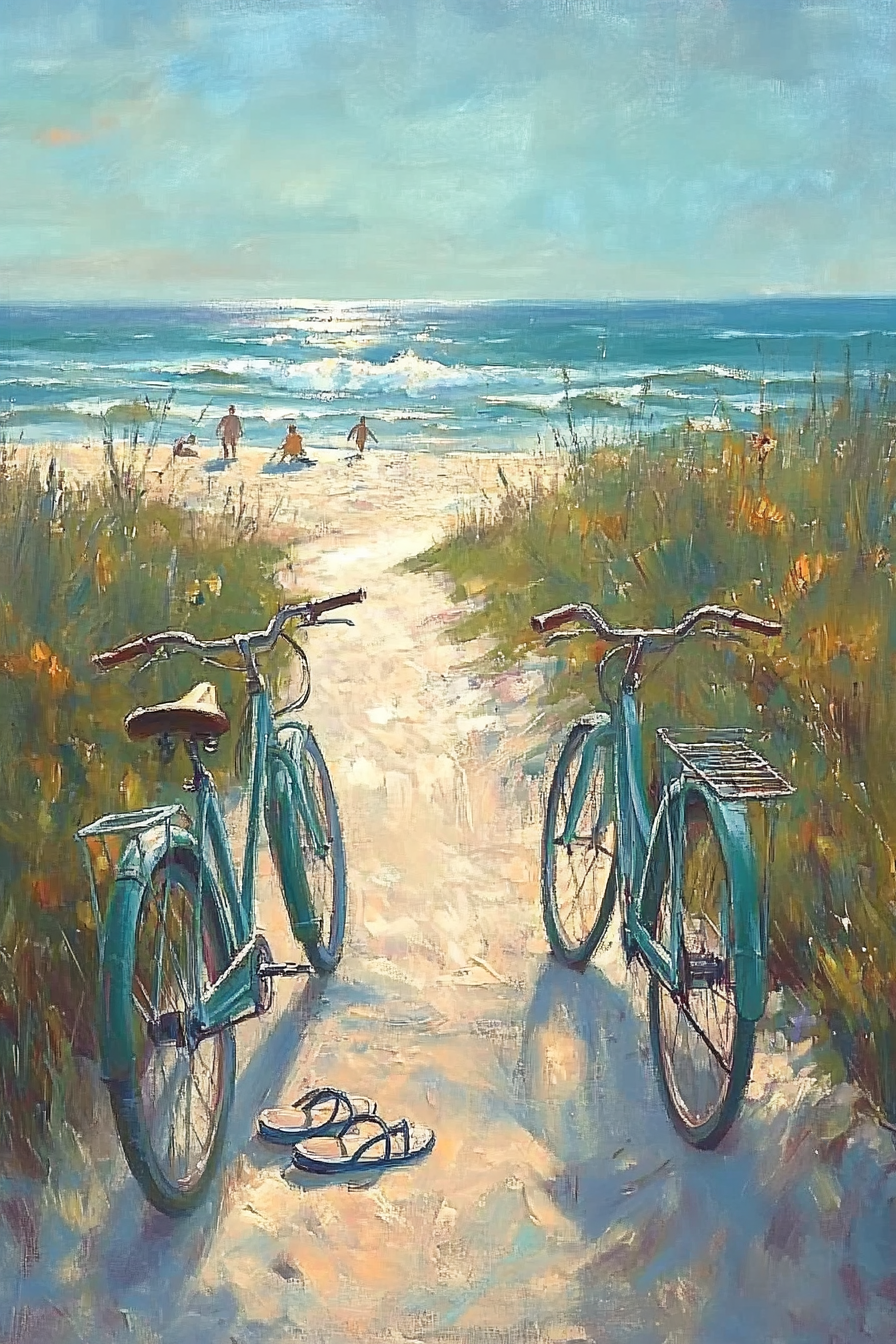 Beachside Abandon Canvas