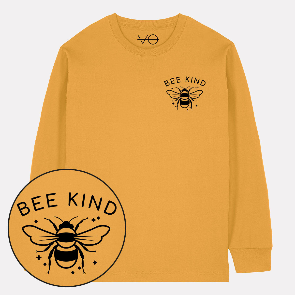 Bee Kind Long Sleeve T-Shirt (Unisex)