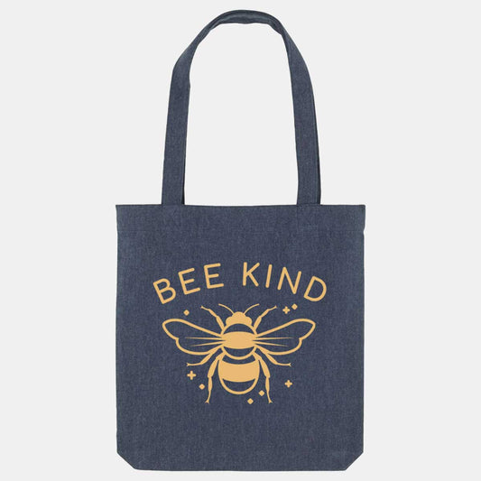 Bee Kind Woven Tote Bag, Vegan Gift