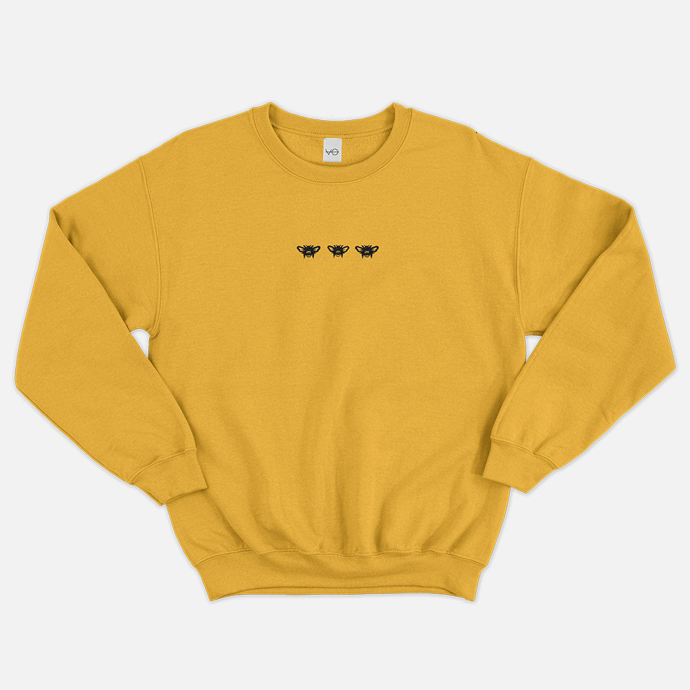 Bumble Bees Embroidered Sweatshirt (Unisex)