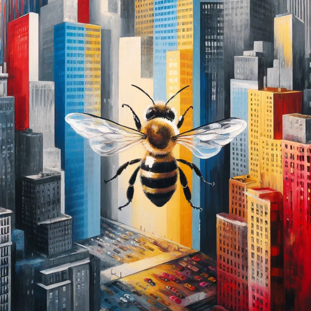 Bee in the City Canvas